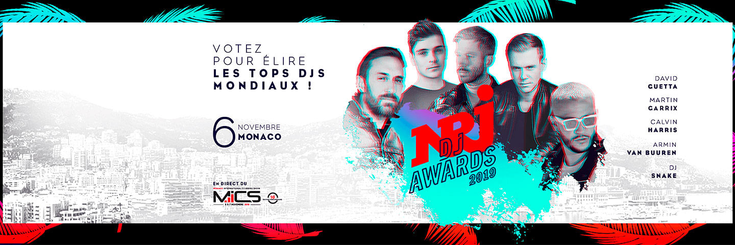 NRJ DJ Awards - header édition 2019