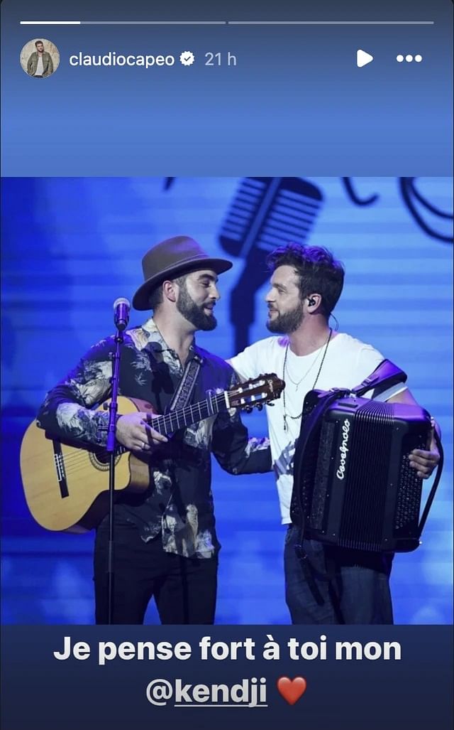 Claudio Capéo et Kendji