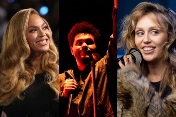 Beyonce the weeknd Miley Cyrus
